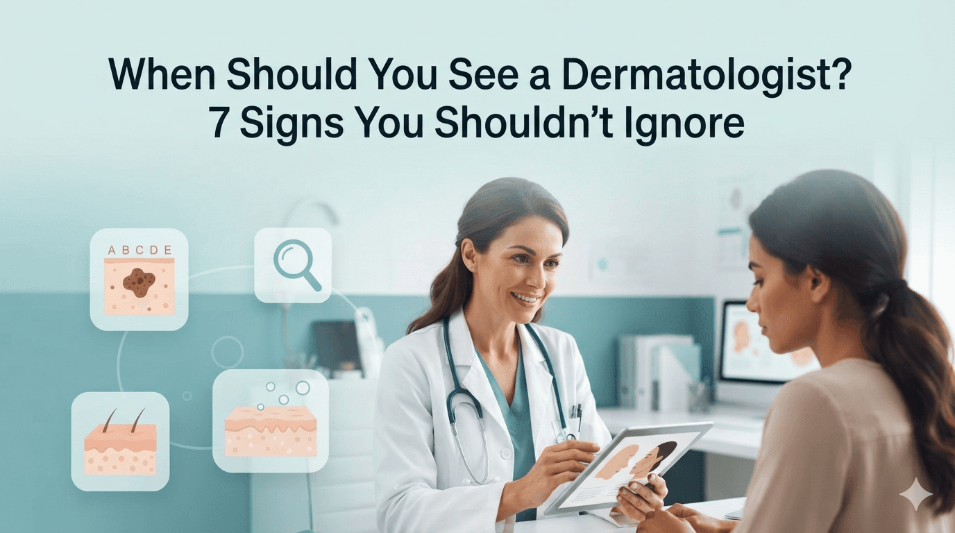 When Should You See a Dermatologist? 7 Signs You Shouldn't Ignore