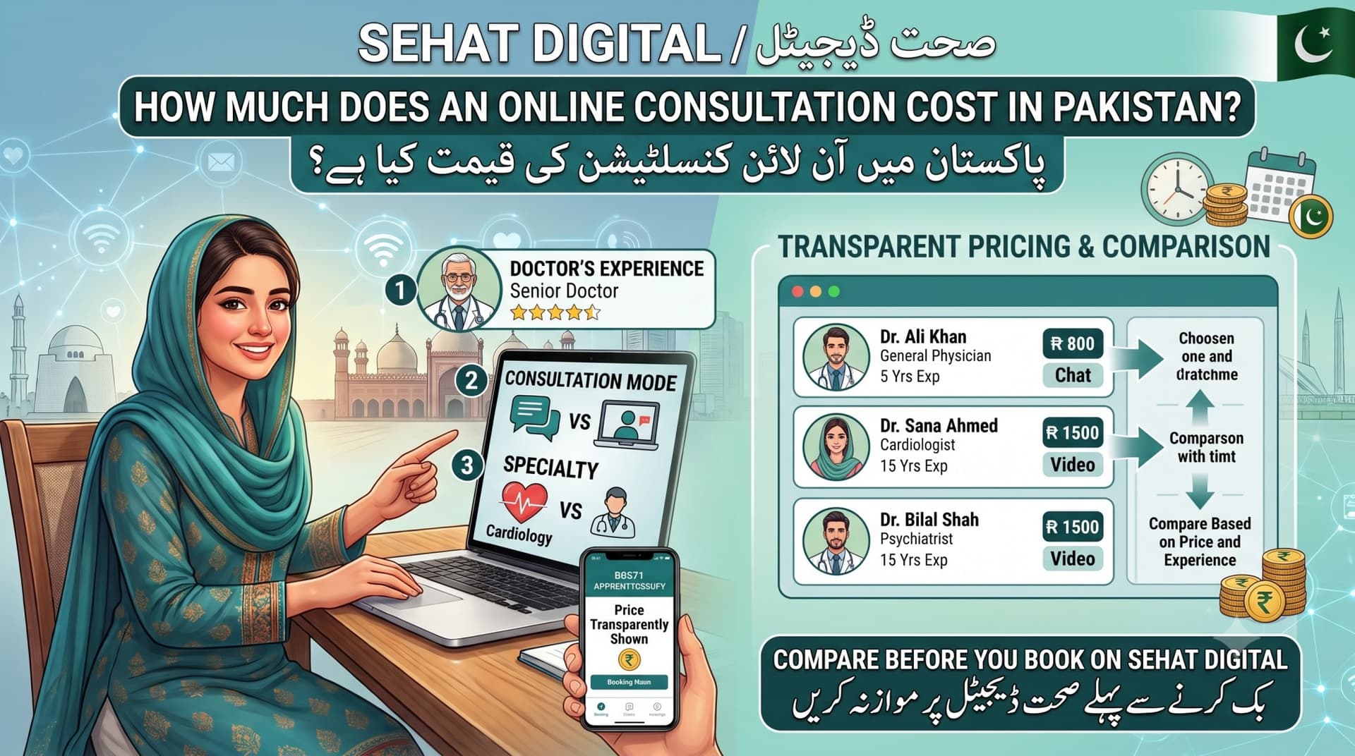 How Much Does an Online Doctor Consultation Cost in Pakistan?