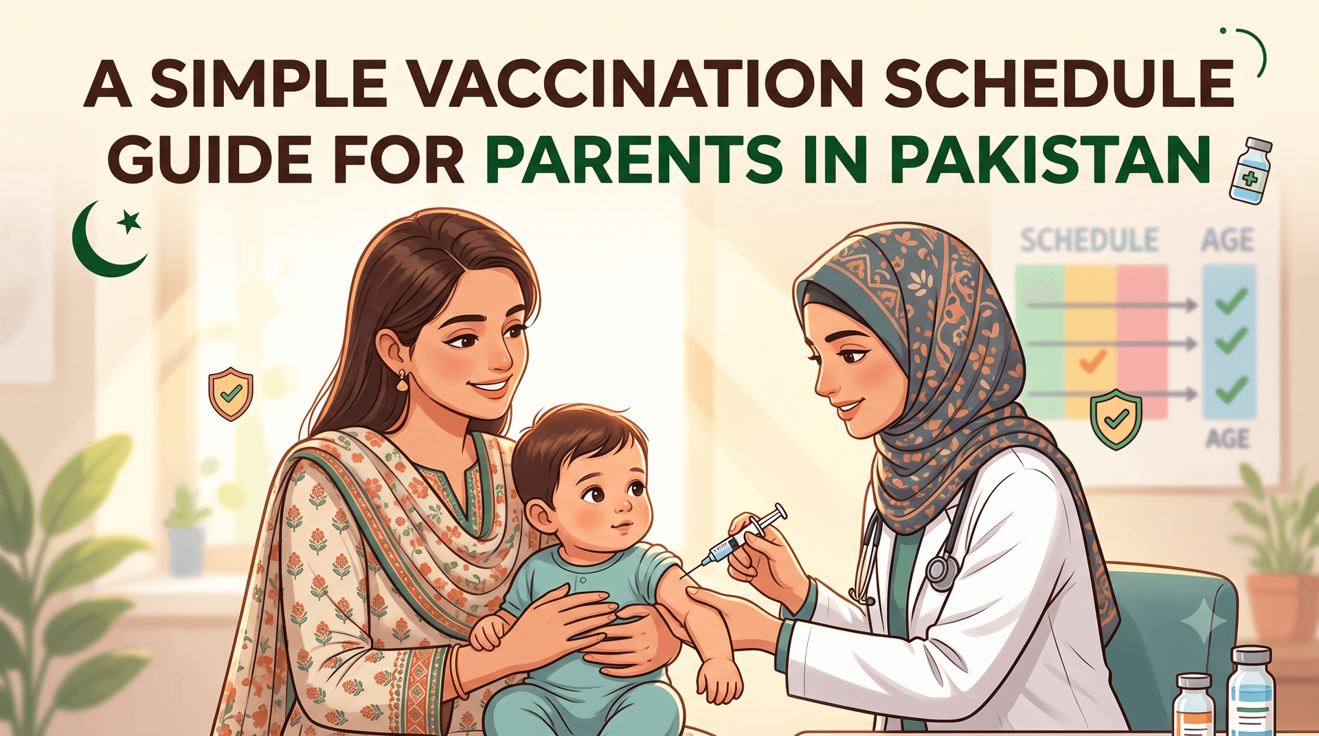 A Simple Vaccination Schedule Guide for Parents in Pakistan